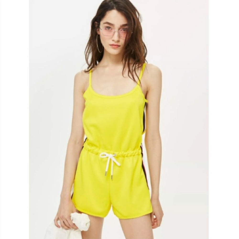 Topshop Side Stripe Romper